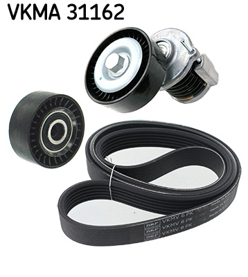 V formos rumbuotas diržas, komplektas - VKMA 31162 SKF